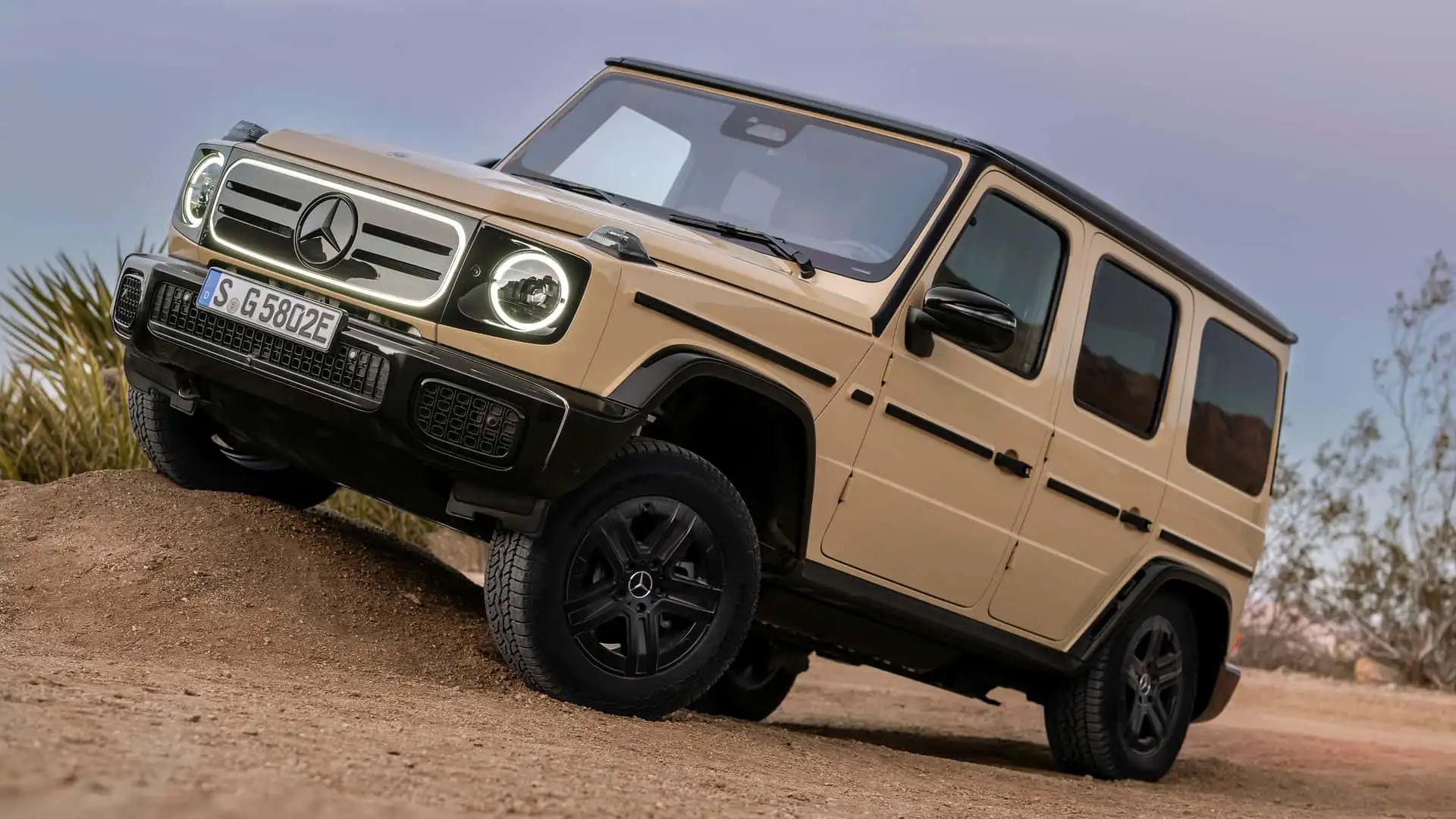 Mercedes-Benz Clase G eléctrica fuera del asfalto