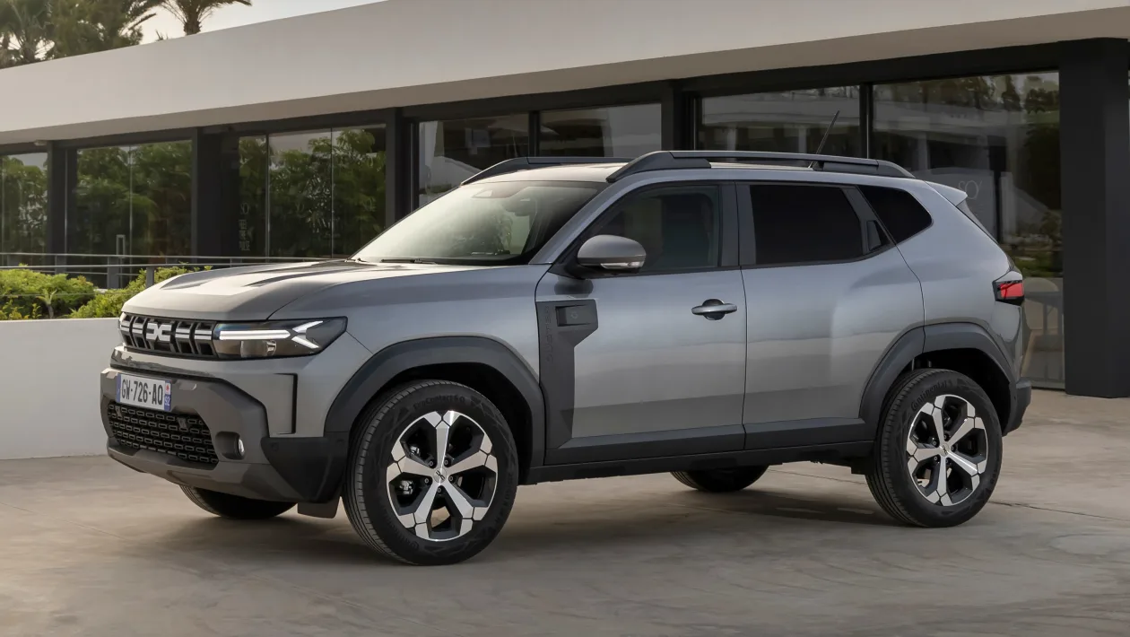 Dacia Duster 2026 pe un drum de munte