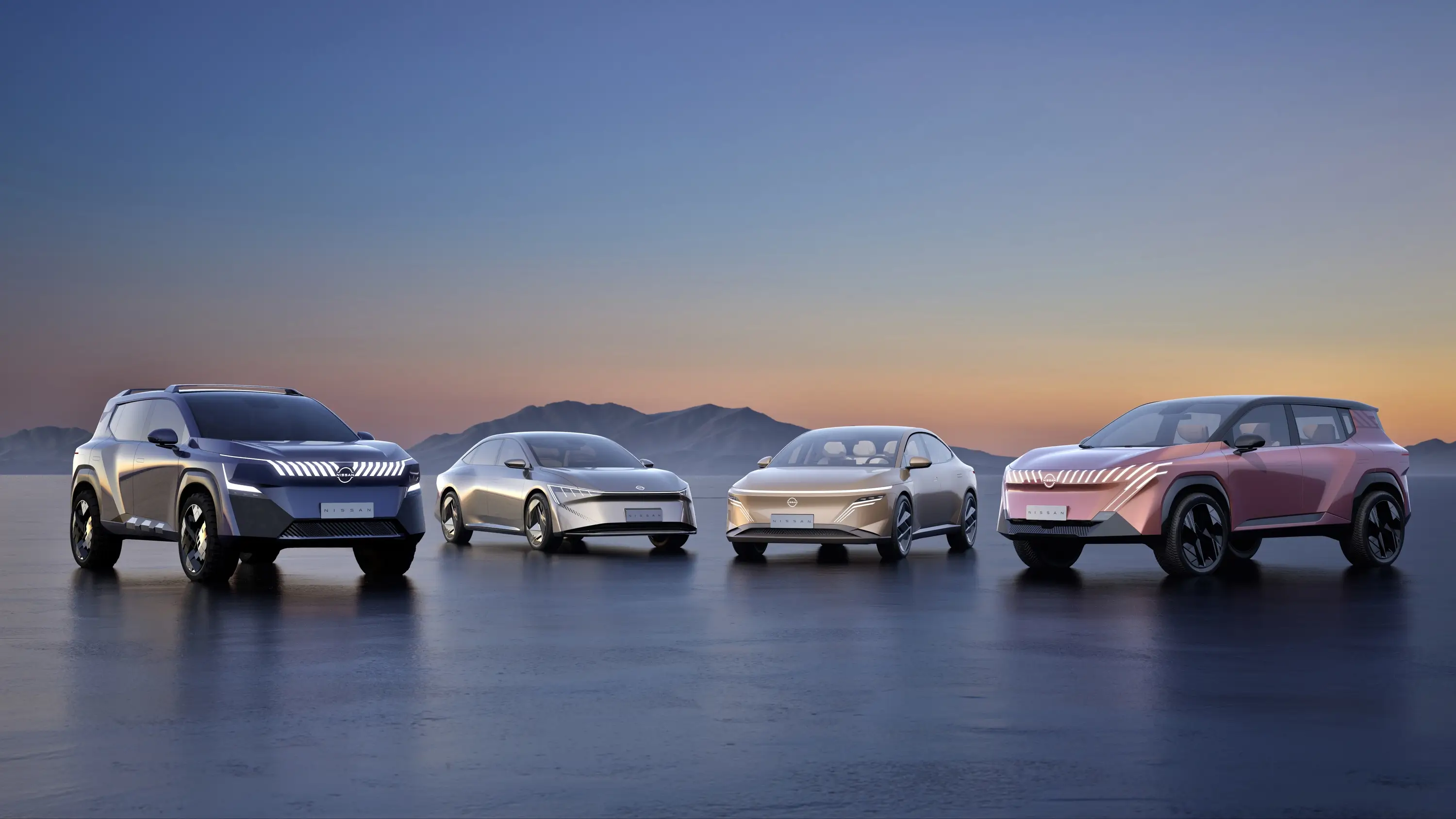 Modelos electrificados presentados por Nissan en China, en un mercado en el que los fabricantes buscan cada vez más clientes fuera del país