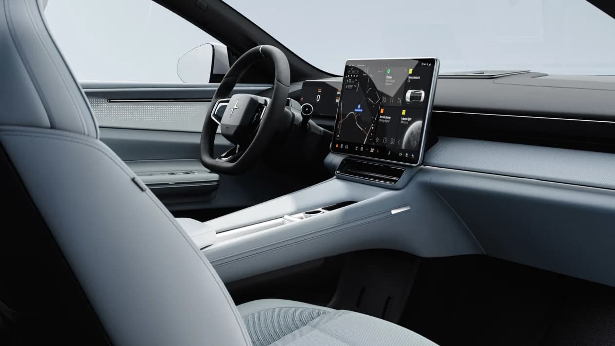 Interior del Polestar 4