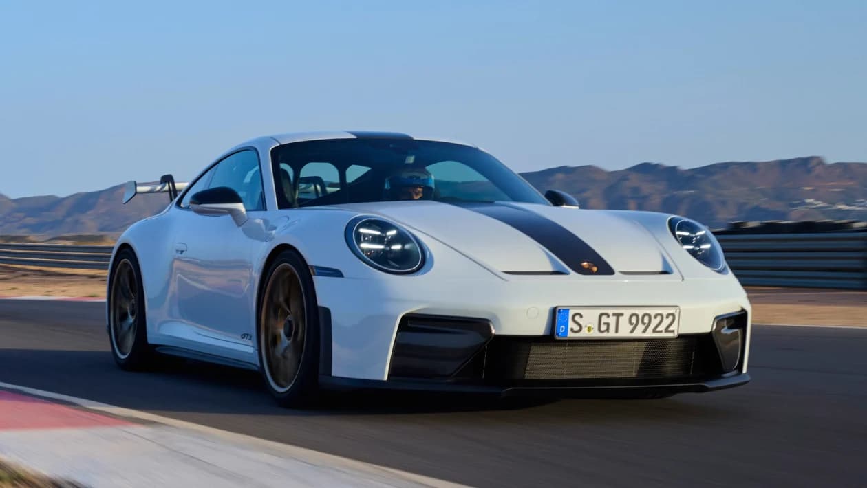 Porsche 911 GT3 de serie en un circuito