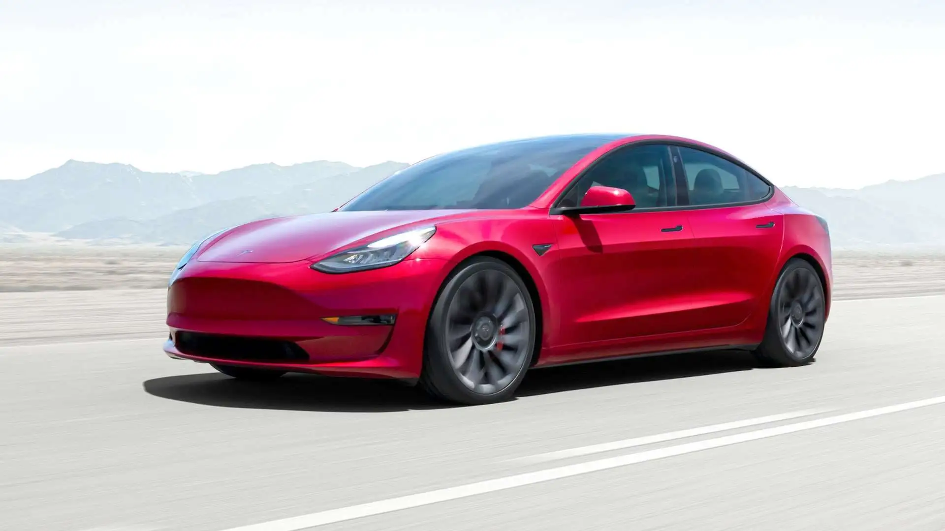 Tesla Model 3 en marcha