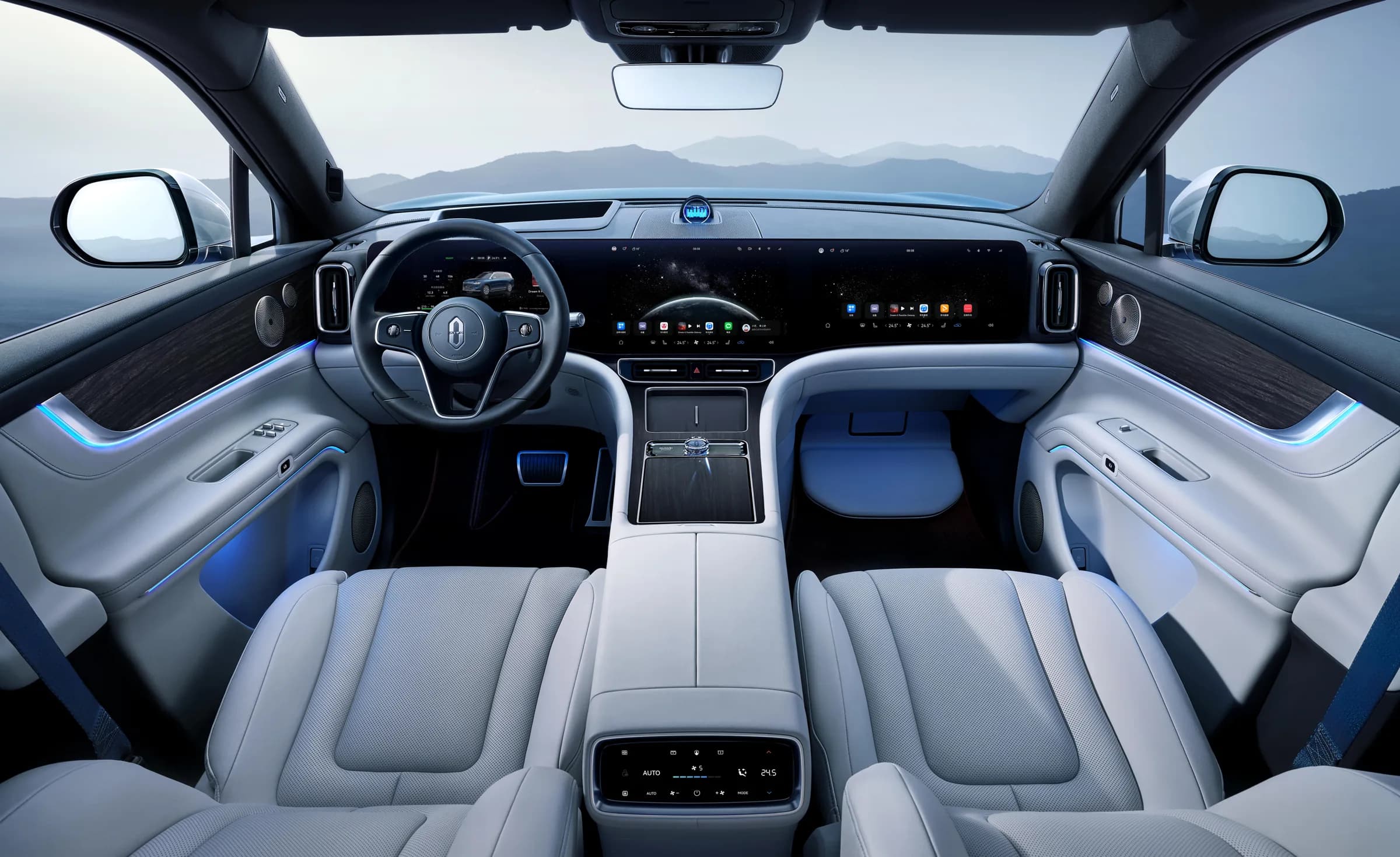 AITO M9 interior photographed for Huawei's editorial media centre