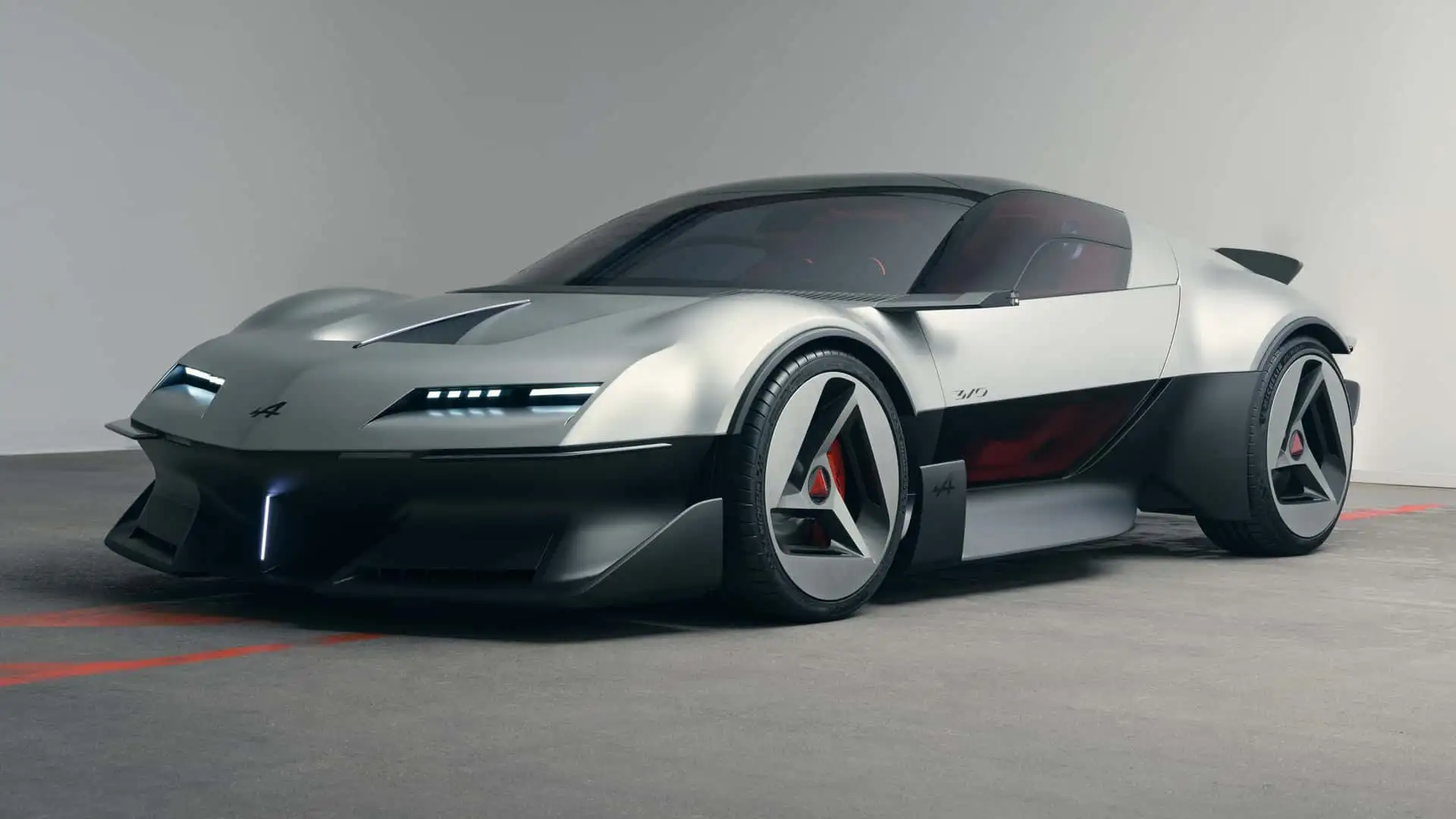 Alpine A310 Vision Konzept von vorn