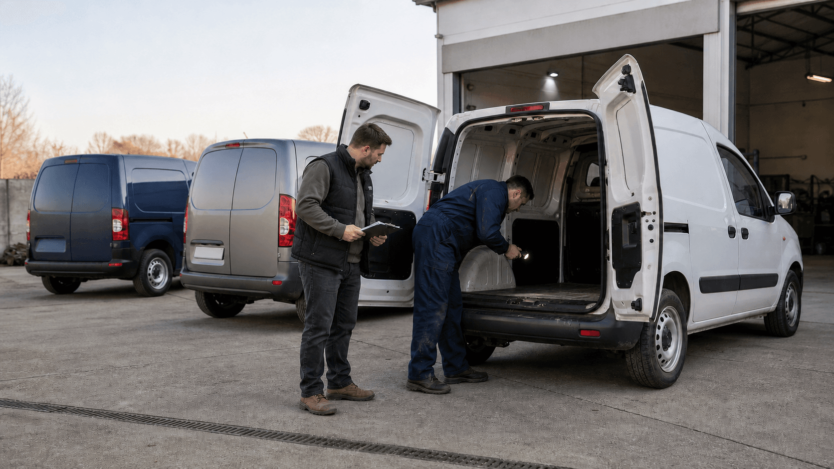 Used small vans inspected before purchase