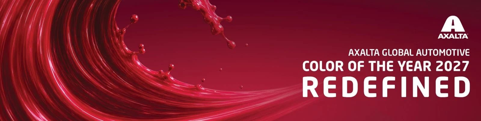 Axalta-Lackierung Redefined in Rubinrot für 2027