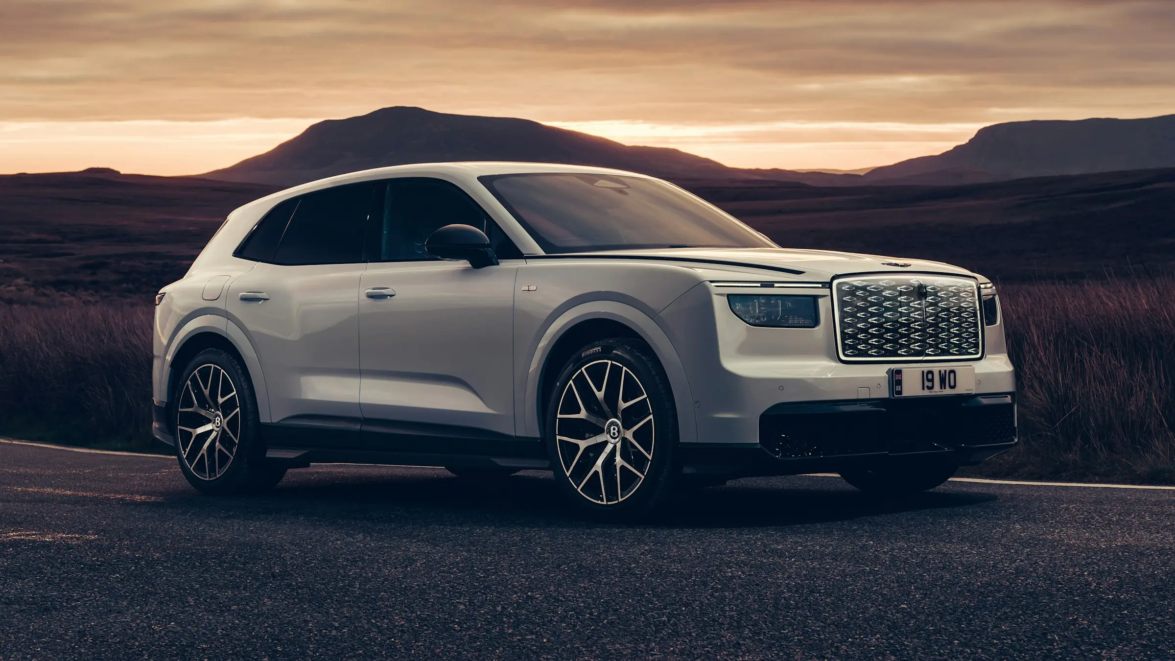 Bentley Torcal First Edition photographed from the front