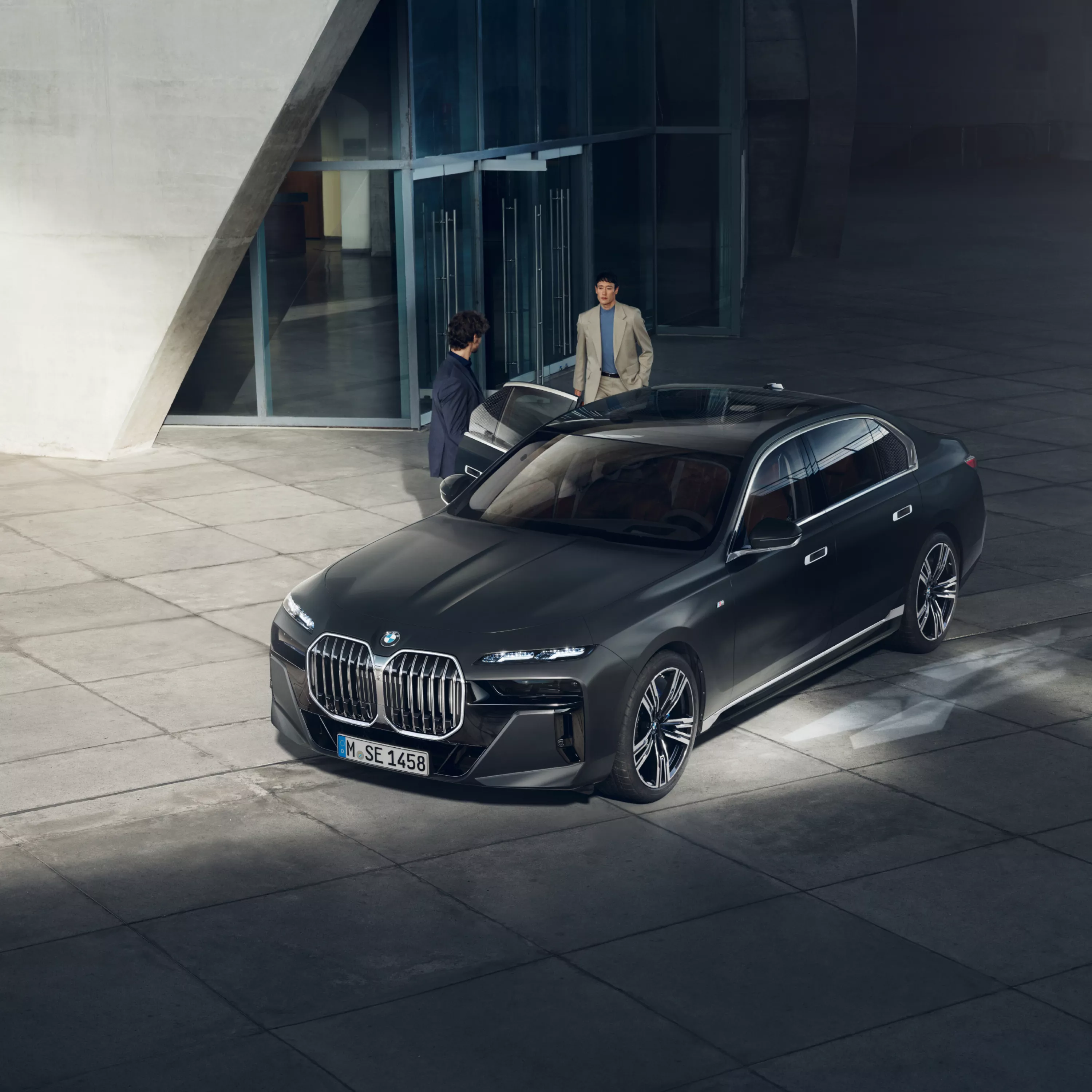 Offizielles BMW-Bild einer Limousine aus der 7-Protection-Familie
