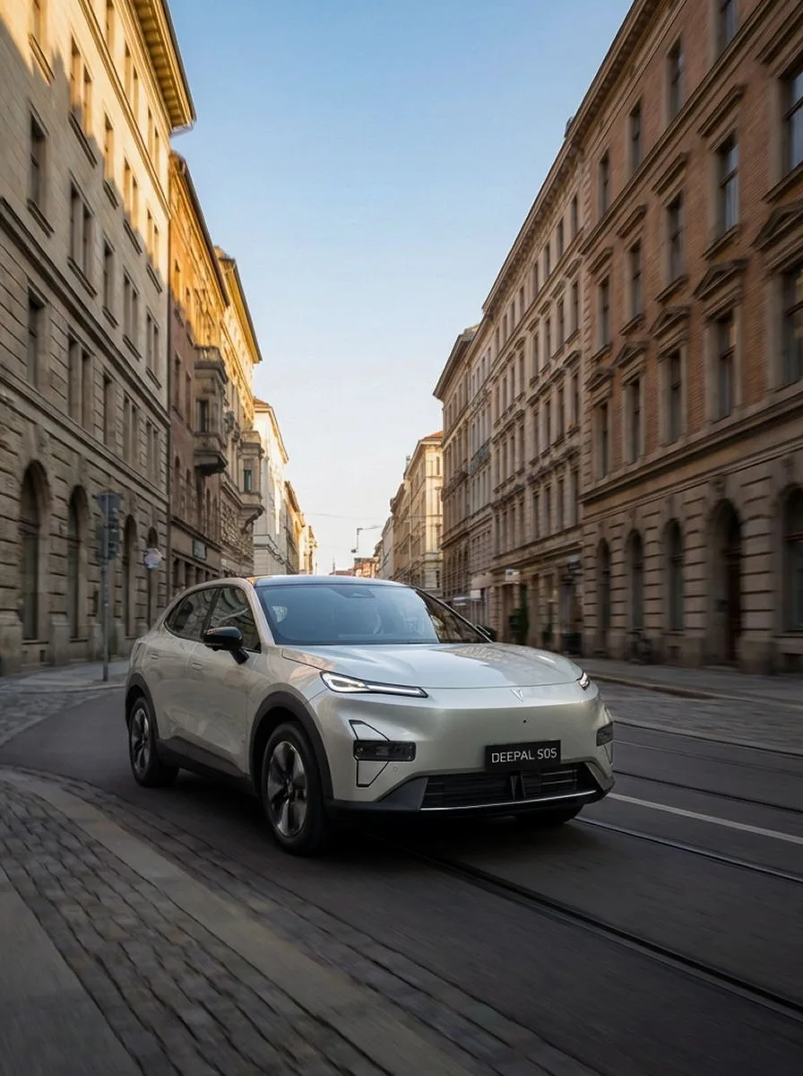 SUV-ul Changan Deepal S05 PHEV într-o imagine oficială pentru Europa