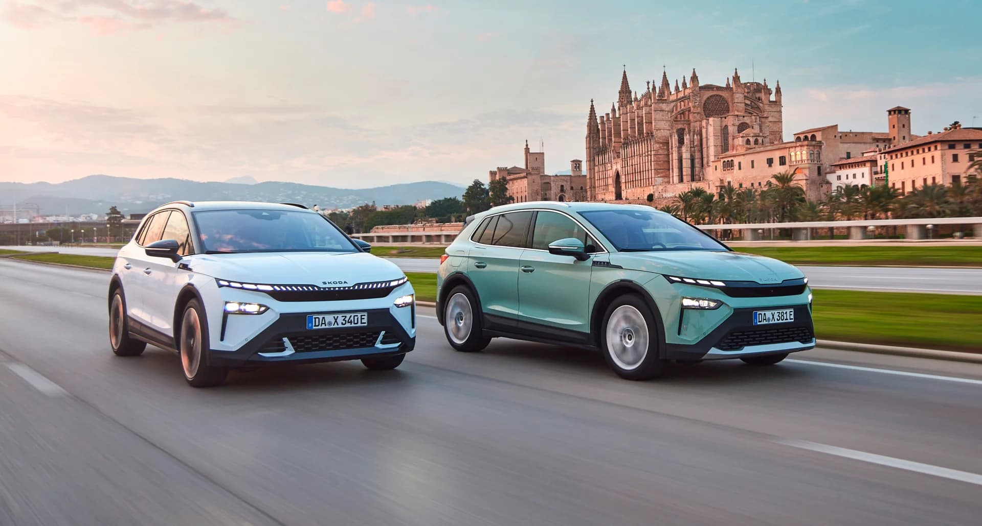 Elektrisches Kompakt-SUV Škoda Elroq auf einem offiziellen Pressefoto