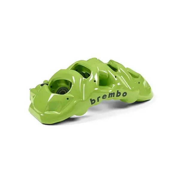 Pinza de freno Brembo acabada en un color contrastado
