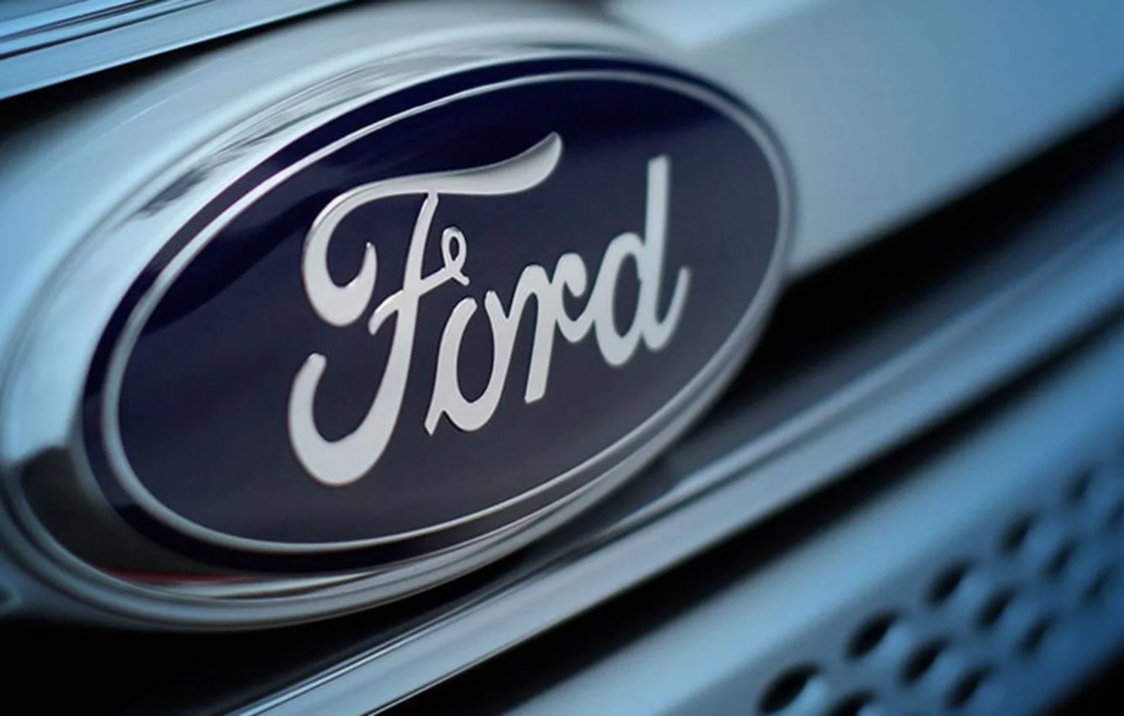 Ford badge on a vehicle body