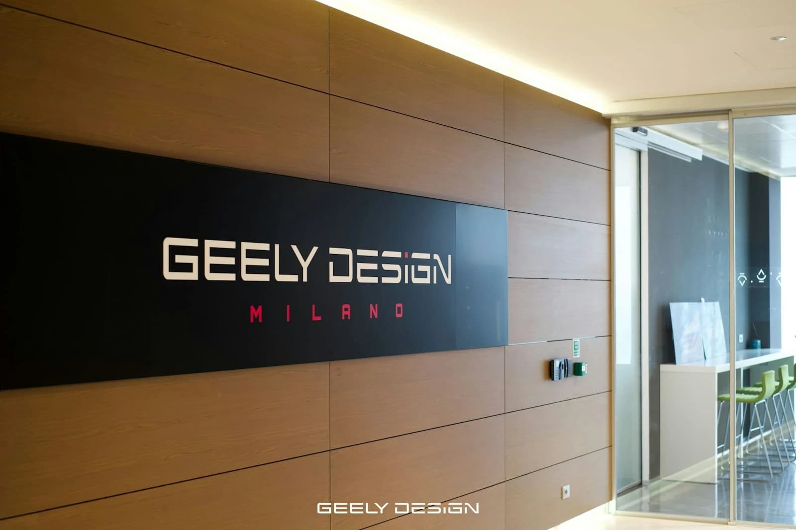 Geely-Design-Milano-Büro auf einem offiziellen Bild von Geely Canada