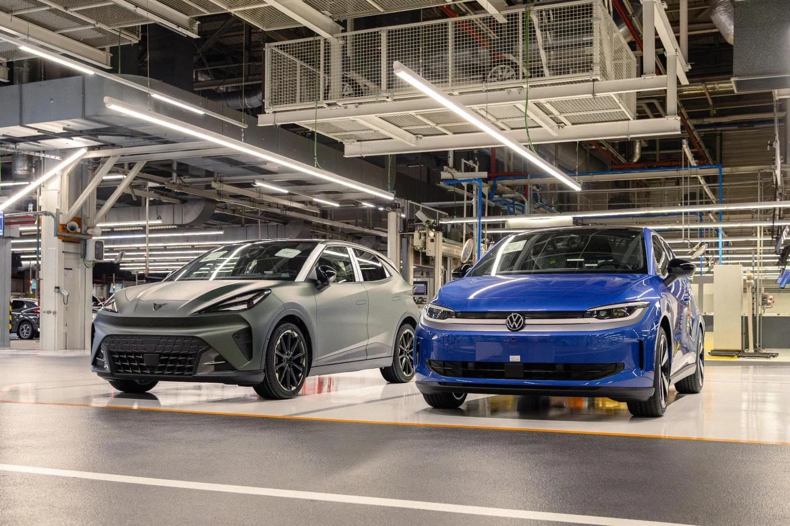 Volkswagen ID. Polo en la línea de producción de Martorell