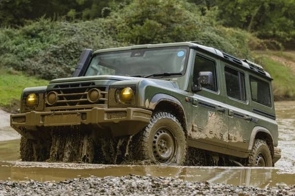 Military-configured INEOS Grenadier in an official INEOS Automotive photograph