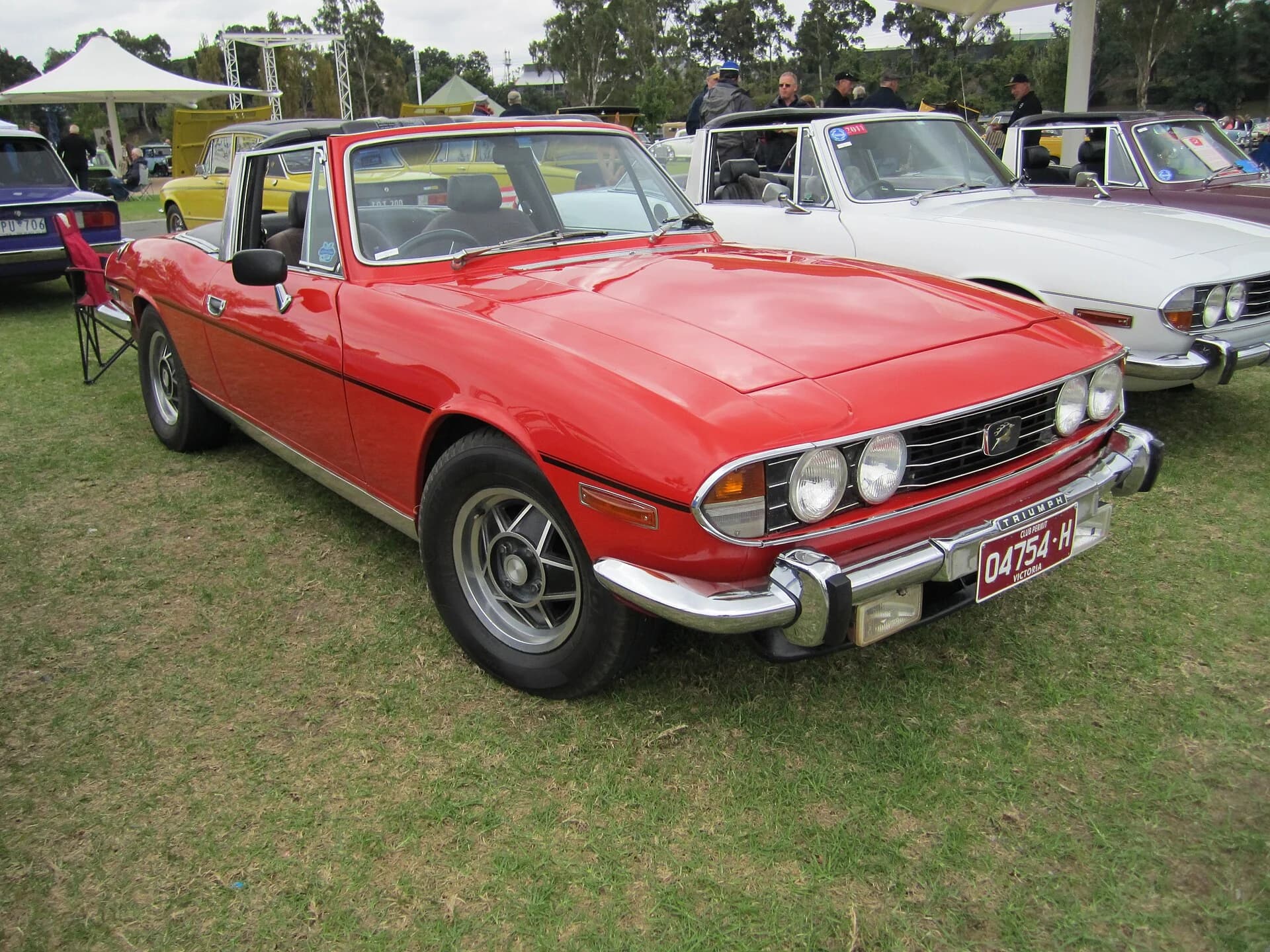 Un Triumph Stag clásico, utilizado como imagen ilustrativa