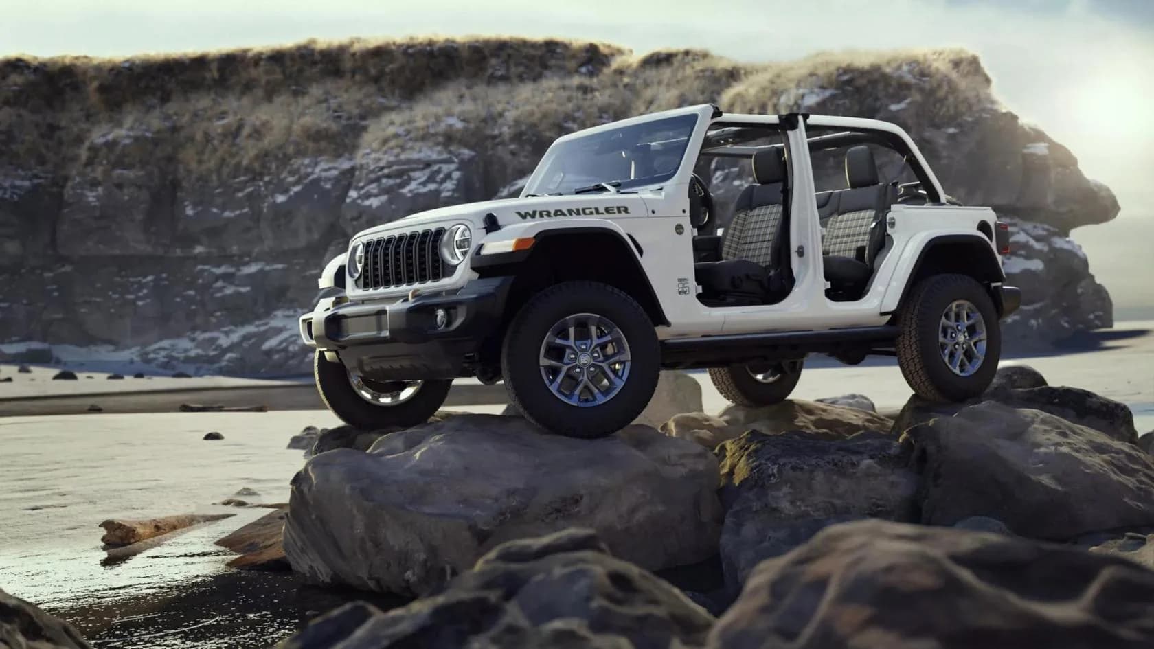 Jeep Wrangler — parrilla de siete ranuras