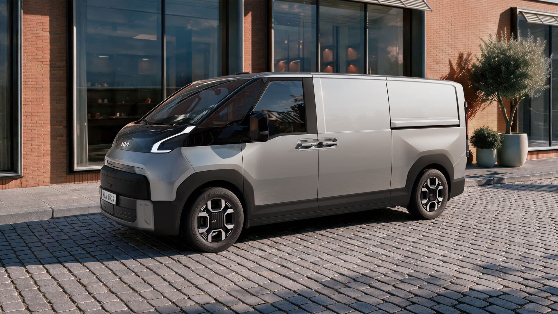 Kia PV7 Cargo in the official launch image