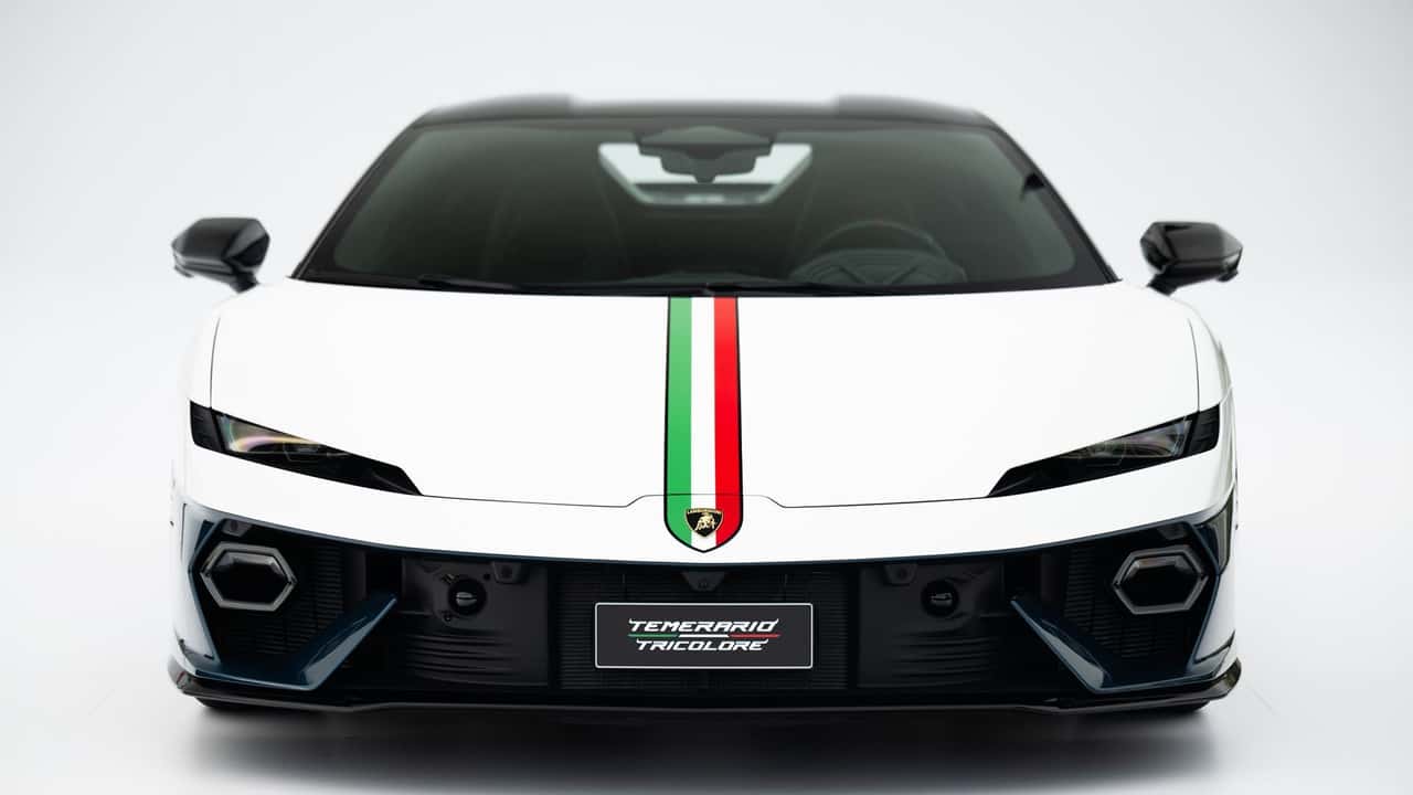 Lamborghini Temerario Tricolore visto de frente