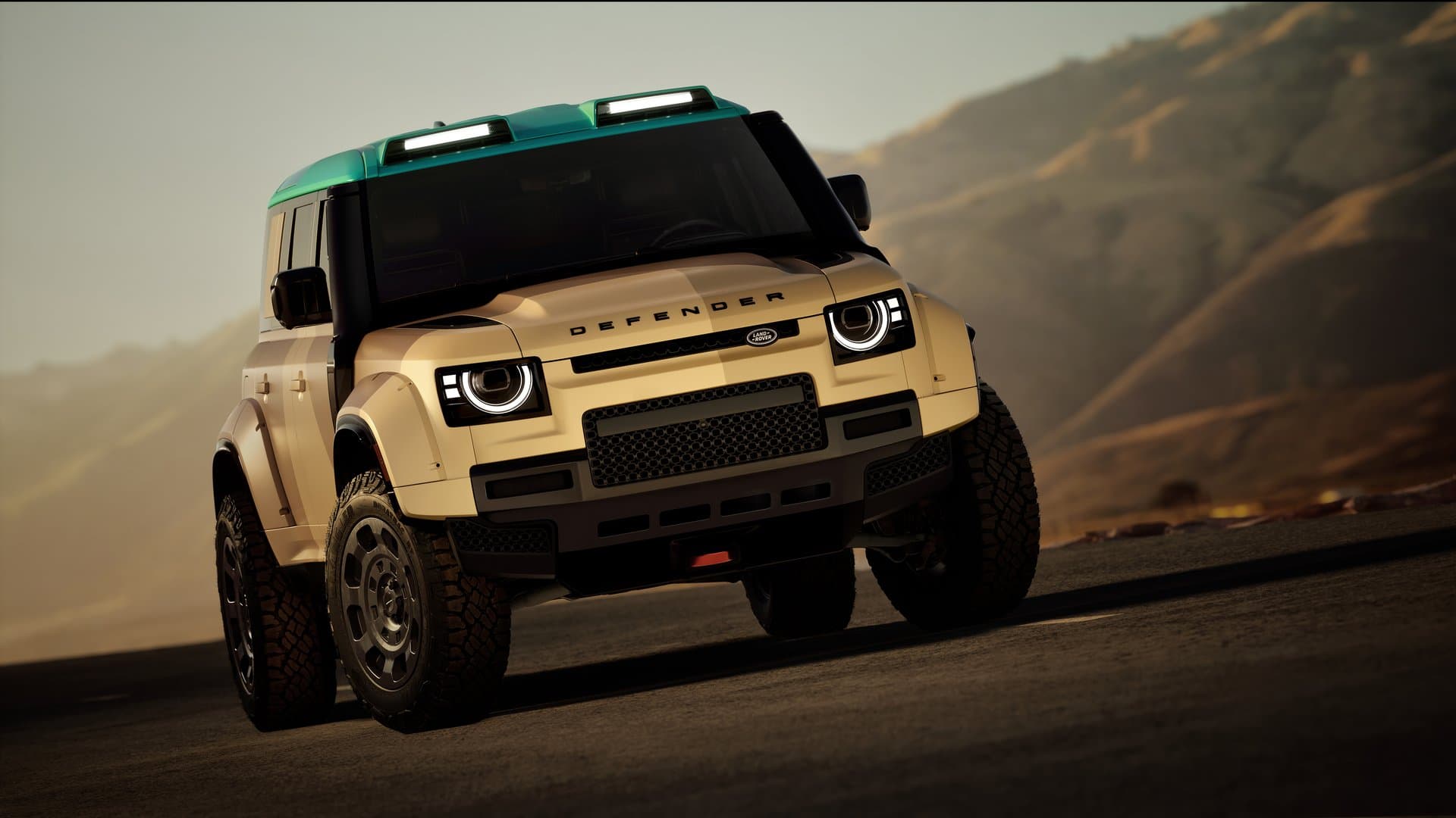 Defender D7X-R, derivado de competición de la actual familia Defender