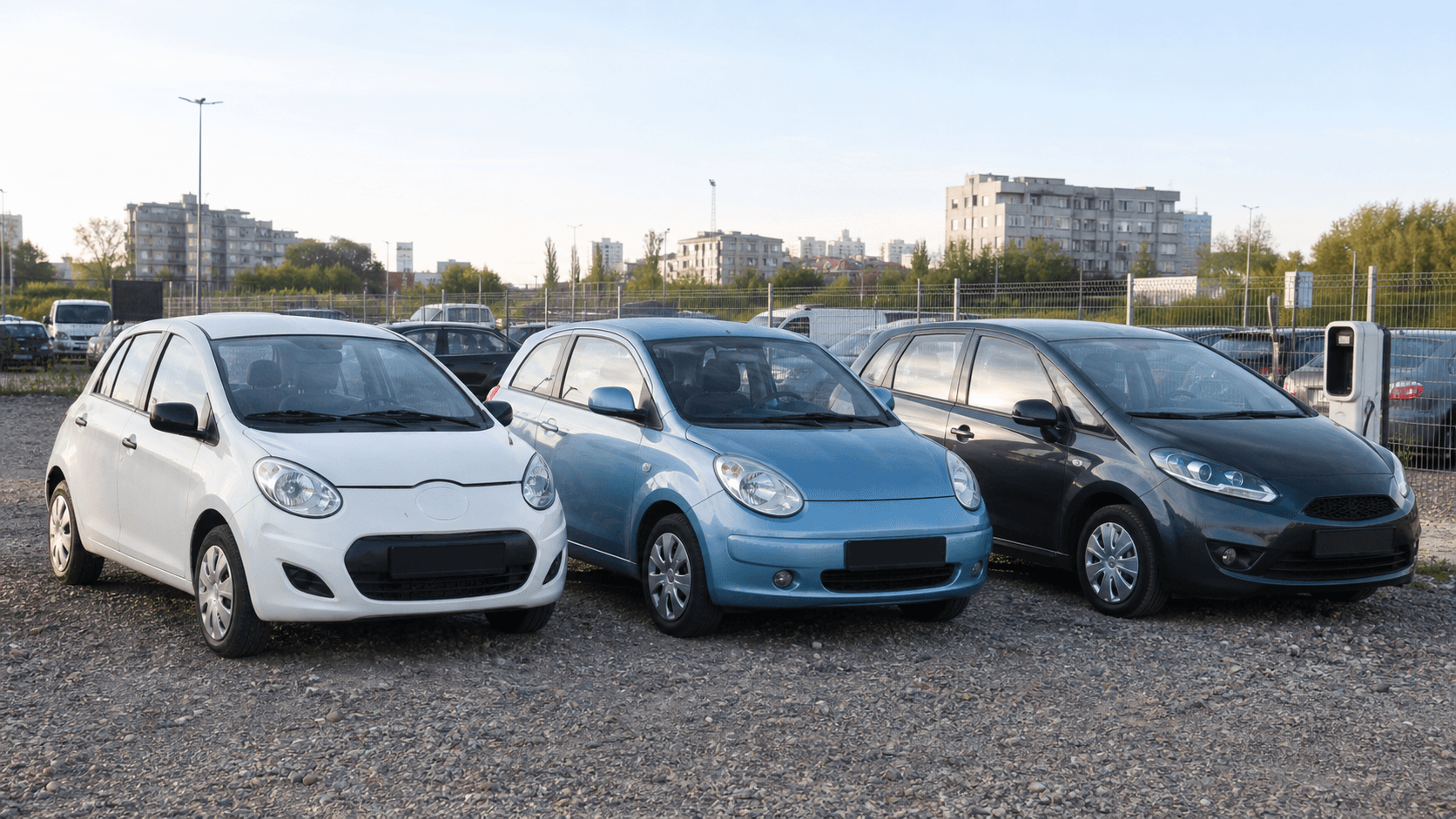 Mașini second-hand aliniate pentru compararea ofertelor sub 10.000 de euro