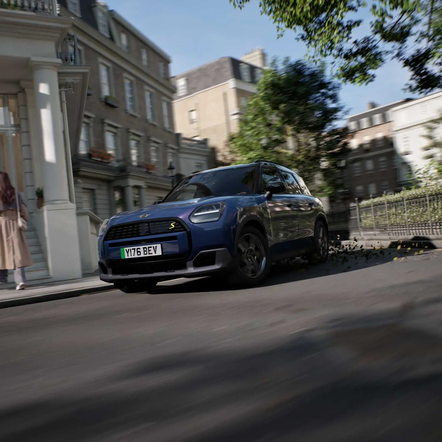 MINI Countryman SE Midnight Edition in Indigo Sunset Blue