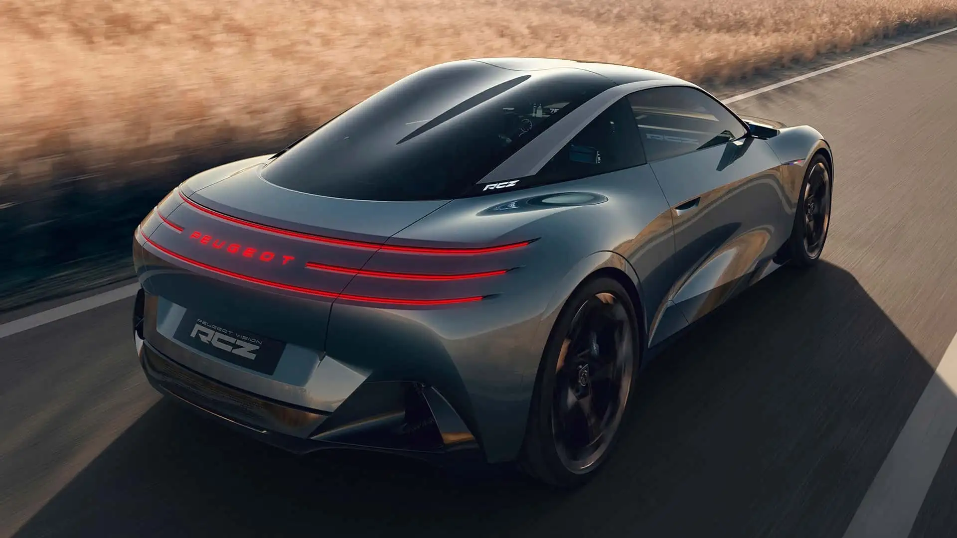 Concepto eléctrico Peugeot RCZ Vision en el Salón de París 2026