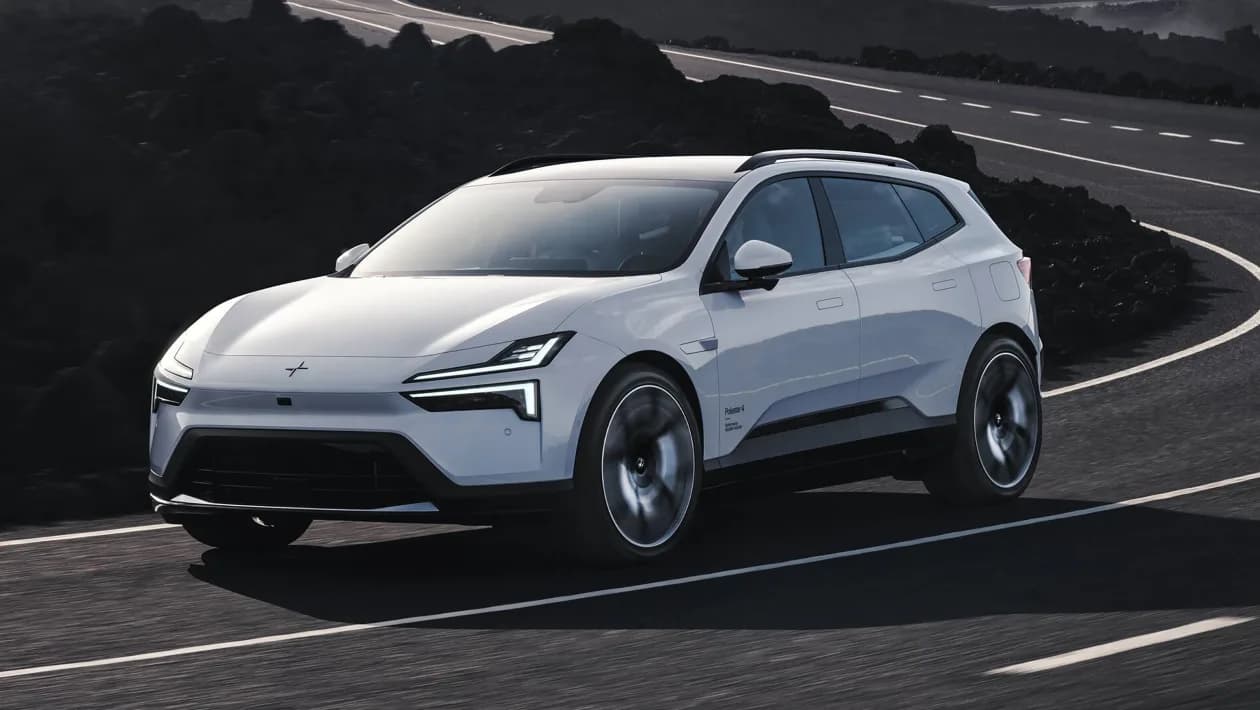 El nuevo Polestar 4 SUV 2026, visto de frente