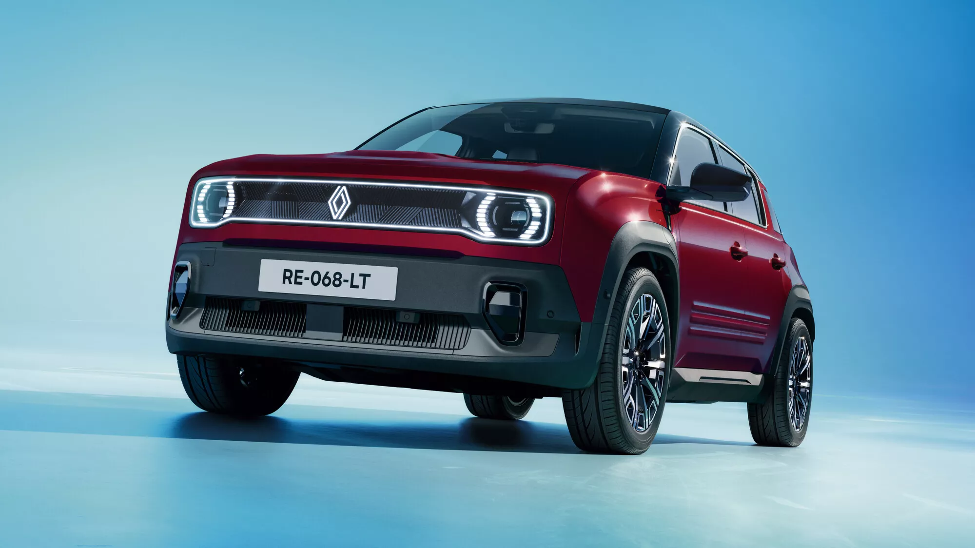 Renault 4 E-Tech electric auf einem offiziellen Renault-Foto