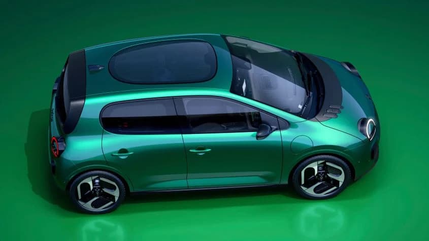 Renault Twingo E-Tech electric press photograph