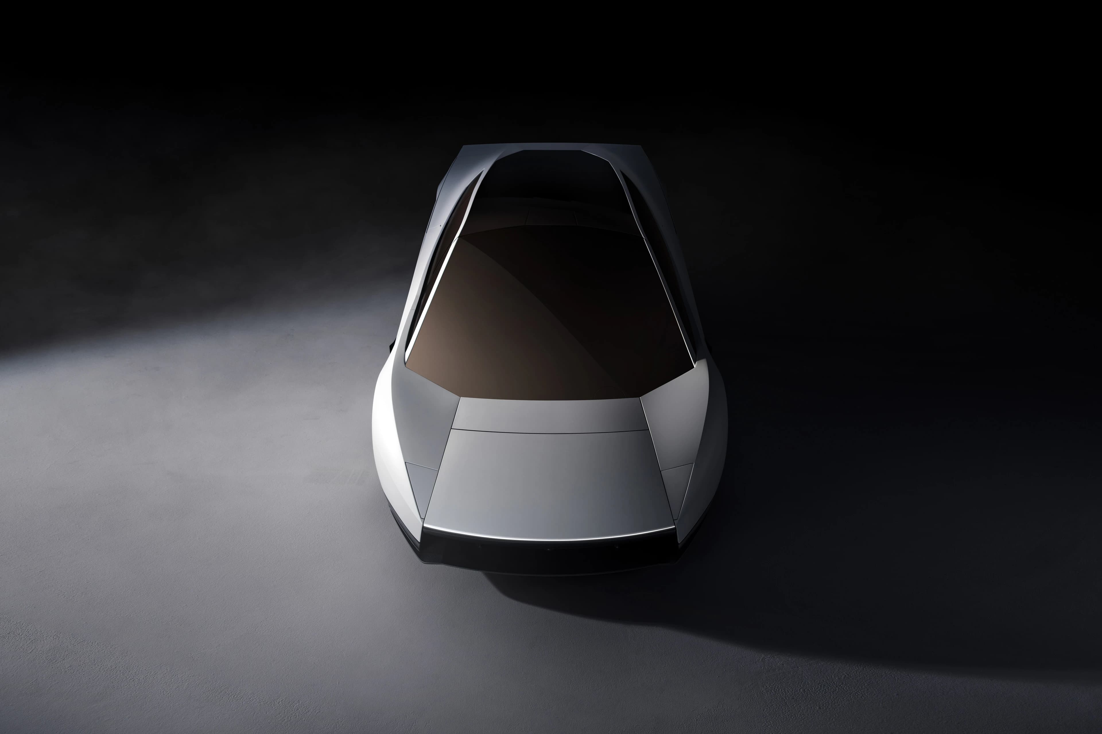 Frontansicht des neuen Tesla Roadster