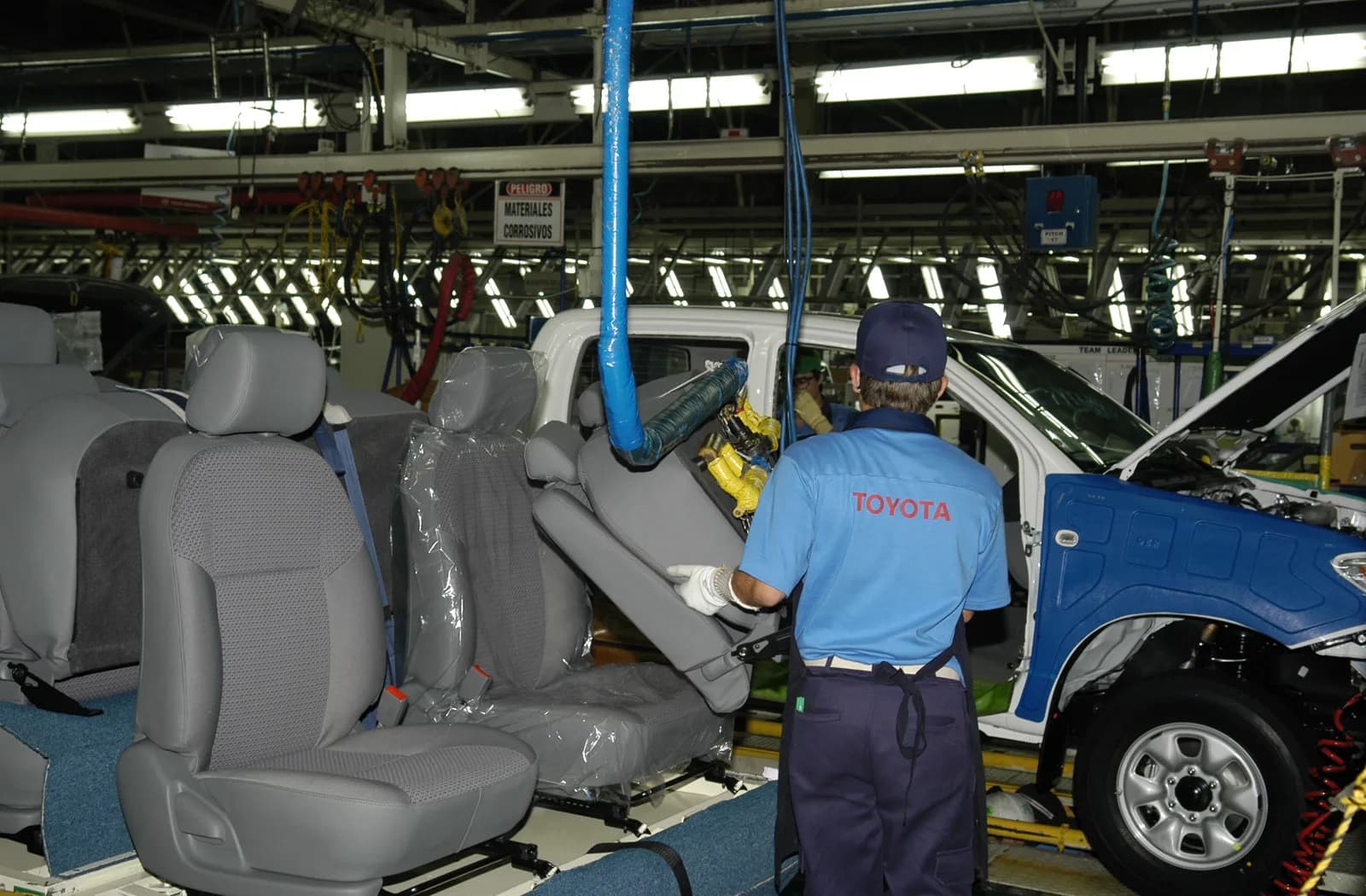 Toyota assembly line at the Zárate plant in Argentina