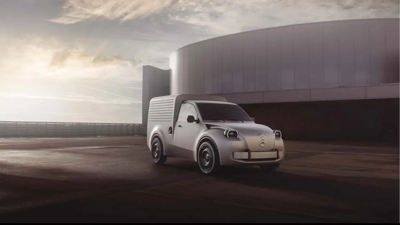 Citroën 2CV Fourgonnette Concept in an exterior setting
