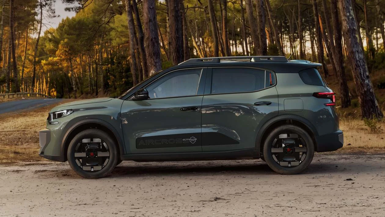 Profilo laterale delle Citroën C3 e C3 Aircross OUTDOOR