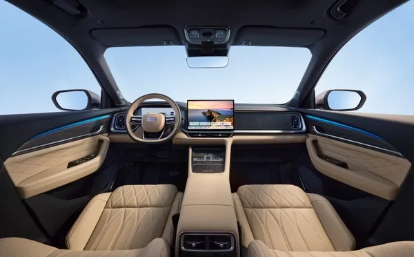 Interior del Geely Monjaro EM-i