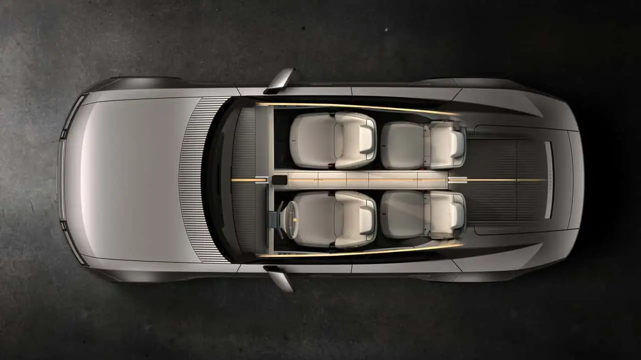 Jaguar Type 01 viewed from above