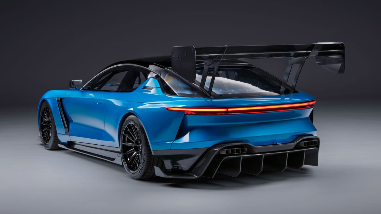 Parte trasera del prototipo Jensen Interceptor GTX
