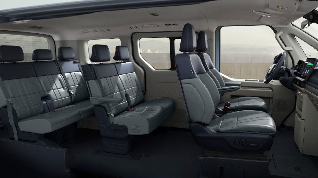 Interior Kia PV5 Passenger cu 7 locuri
