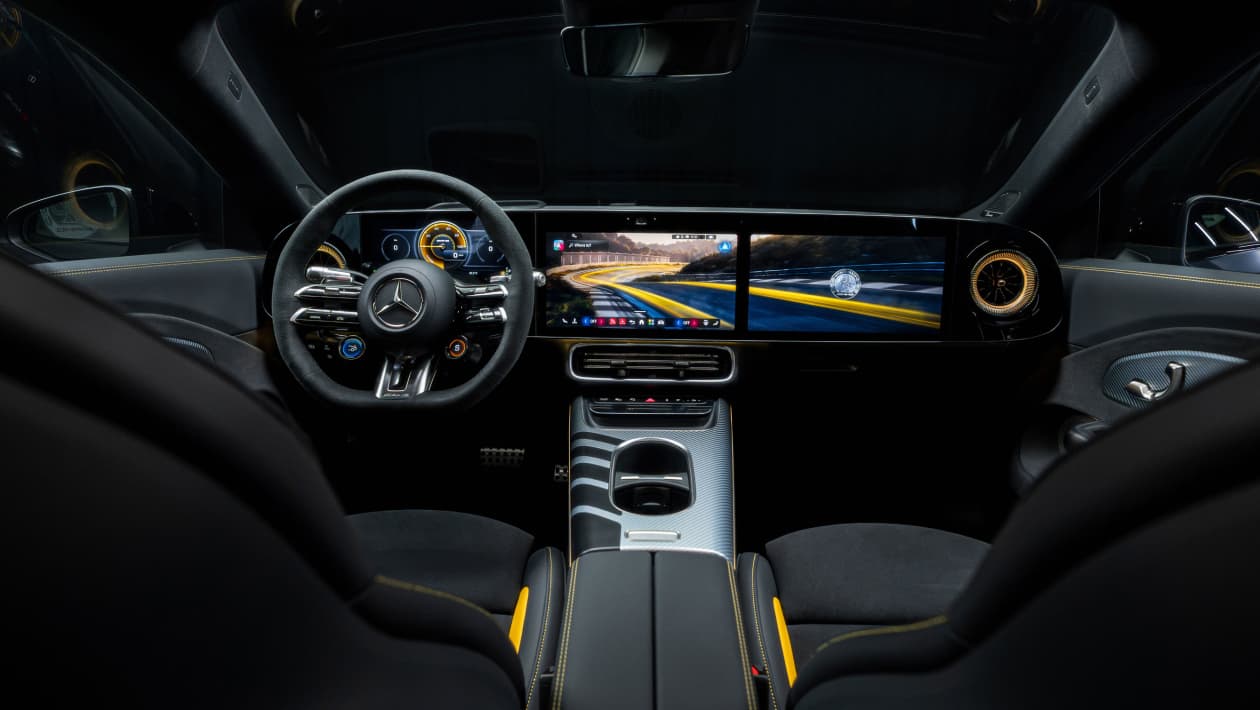 Interior del nuevo Mercedes-AMG CLA 45 eléctrico