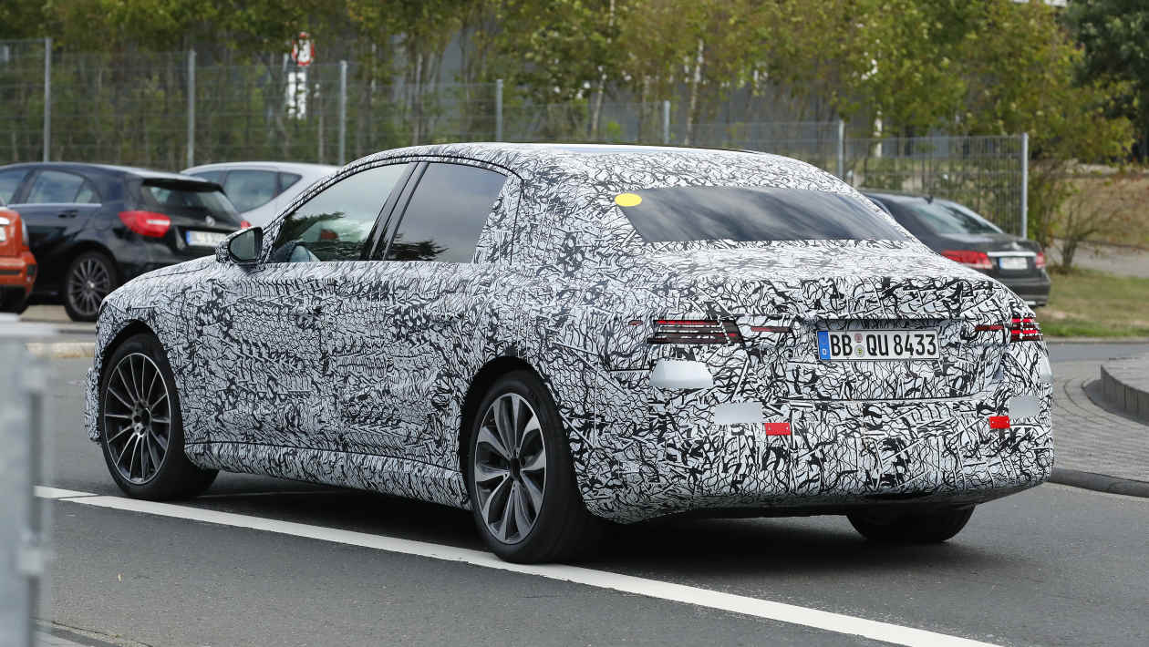 Render de la parte trasera del futuro Mercedes Clase E eléctrico