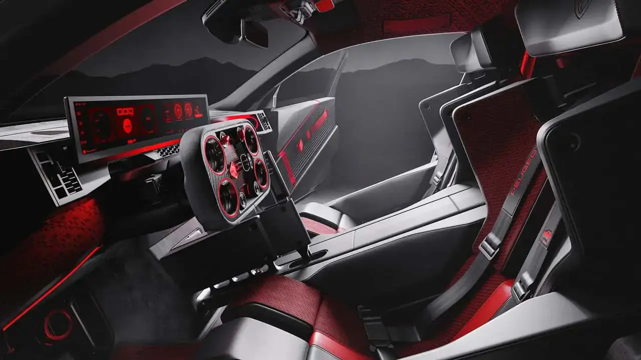 Innenraum des Peugeot E-T16