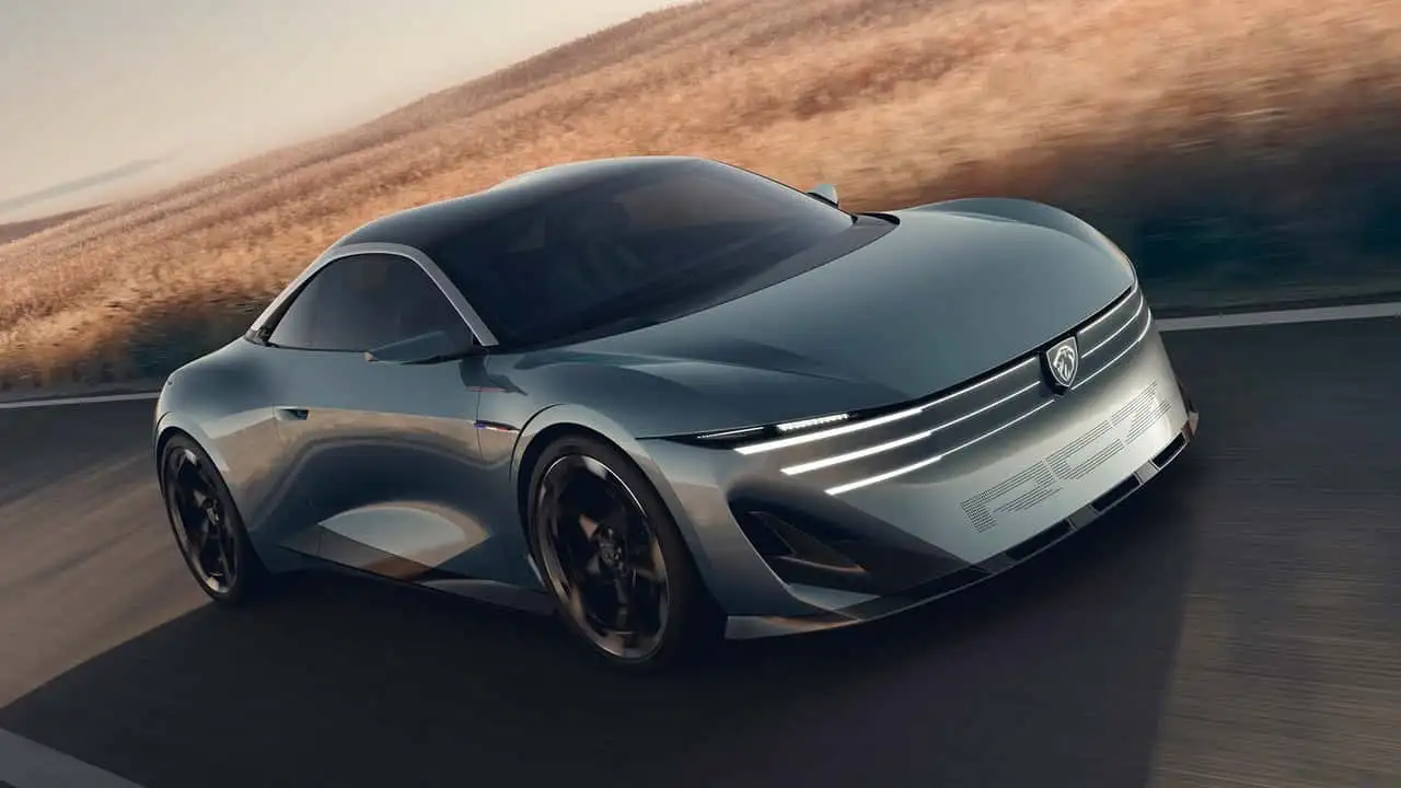Peugeot Vision RCZ visto desde otro ángulo