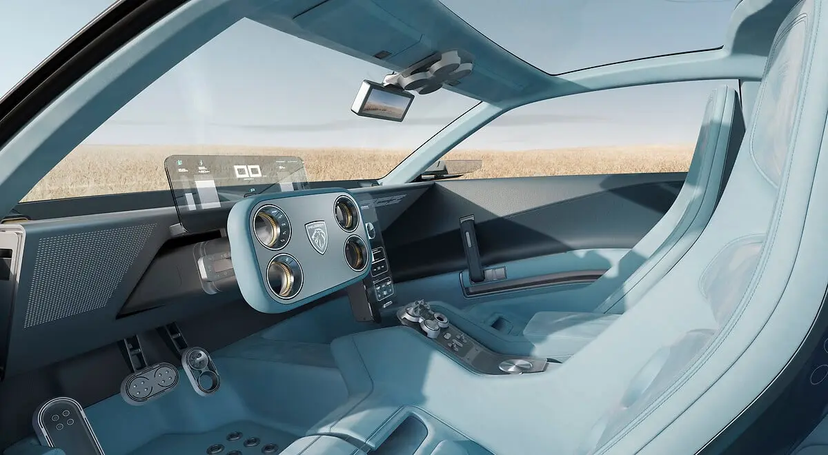 Interior del concept Peugeot Vision RCZ