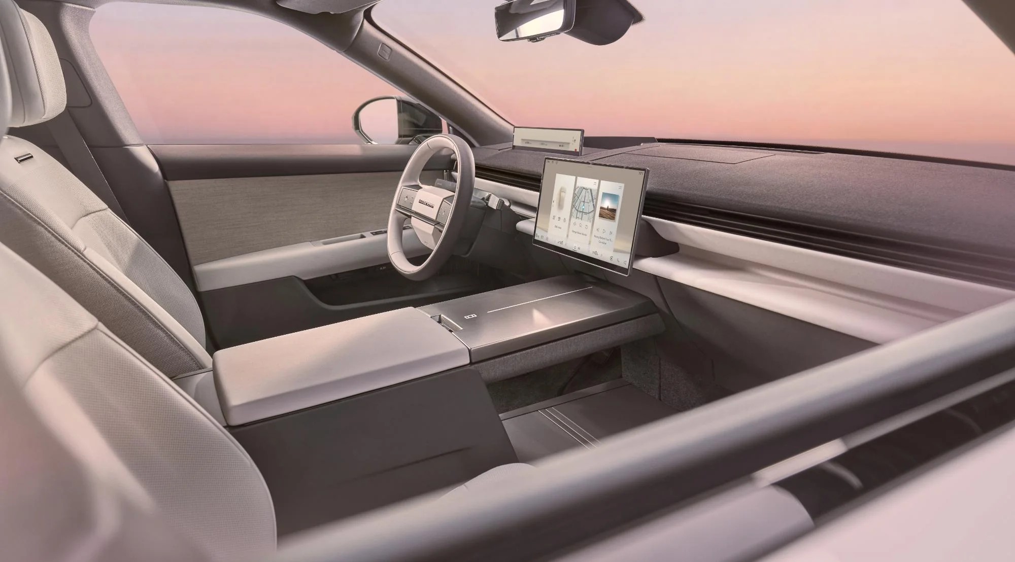 Interiorul noului Range Rover GT electric