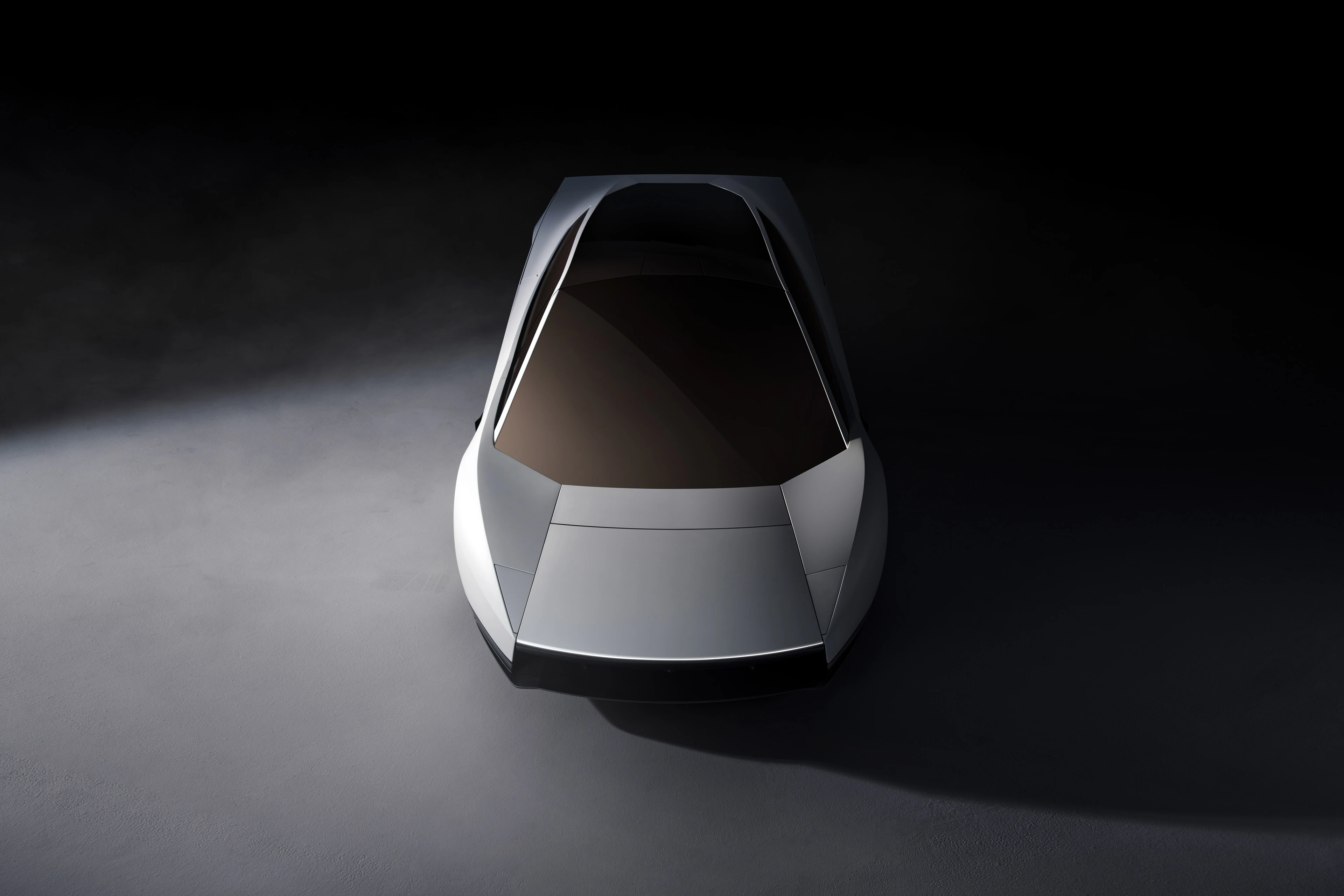 Frontansicht des neuen Tesla Roadster