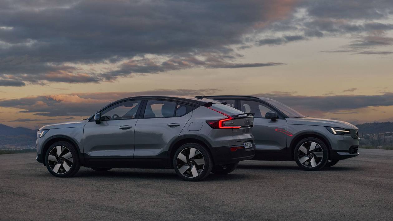 Volvo XC40, EX40 y EC40 tras la actualización para 2027